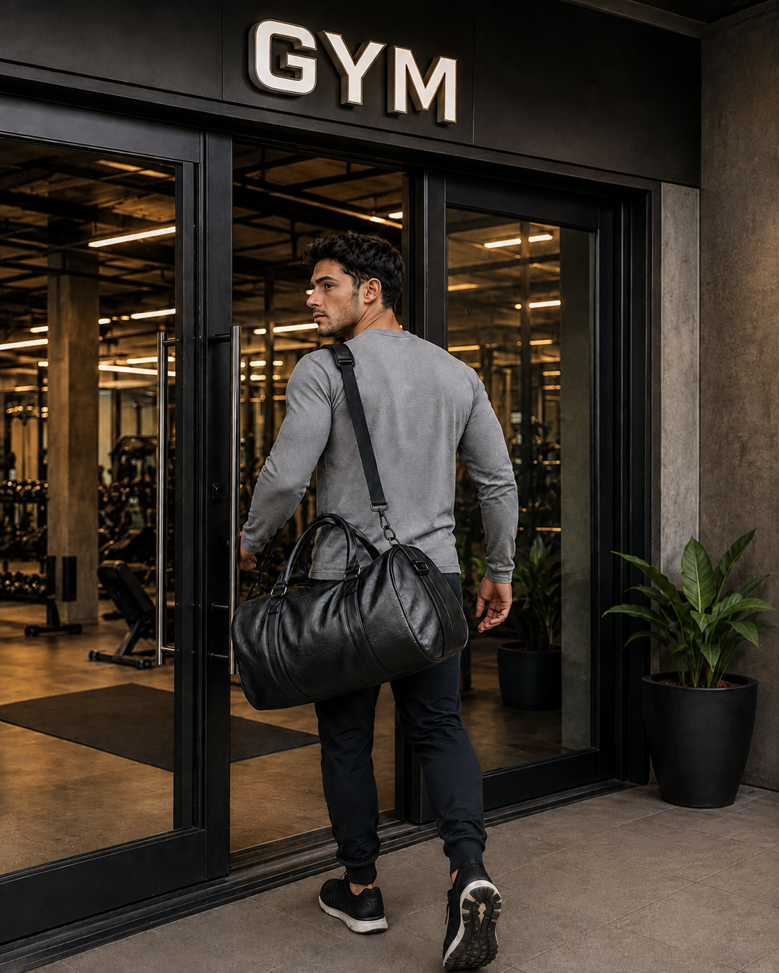 High quality duffel bag for gym, travel & weekend trips – additional view