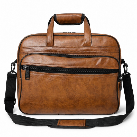 synthetic Leather 14 inch Laptop Business office Bag